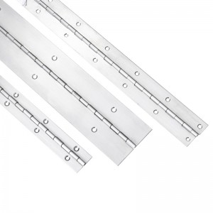 Customized Long Schinge 201#304#Dicke 0,8 mm Edelstahl Dicke Klavierscharnier kontinuierlicher Reihenschrank Klavierscharnier